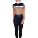 Hy Equestrian Elevate Allure Show Shirt - Navy/Fossil/White additional 8