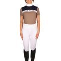 Hy Equestrian Elevate Allure Show Shirt - Navy/Fossil/White additional 1