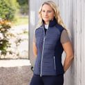 Hy Equestrian Elevate Allure Show Shirt - Navy/Fossil/White additional 3