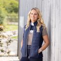 Hy Equestrian Elevate Allure Show Shirt - Navy/Fossil/White additional 12