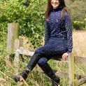 Hy Equestrian Elevate Country Riding Tights - Navy additional 11