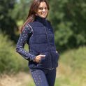 Hy Equestrian Elevate Country Teddy Fleece Gilet - Navy additional 4