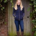 Hy Equestrian Elevate Country Teddy Fleece Gilet - Navy additional 18