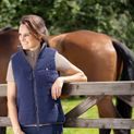 Hy Equestrian Elevate Country Teddy Fleece Gilet - Navy additional 3