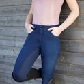 Hy Equestrian Elevate Denim Breeches - Dark Blue additional 10