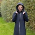 Hy Equestrian Elevate Guard Waterproof Coat - Navy additional 15