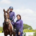 Hy Equestrian Elevate Mizs Out of this World Base Layer Navy/Magenta additional 2