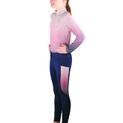 Hy Equestrian Elevate Mizs Riding Tights - Navy additional 2