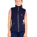 Hy Equestrian Elevate Mizs Teddy Fleece Gilet - Navy additional 1