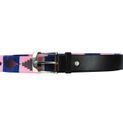 Hy Equestrian Elevate Polo Belt - Navy/Rose additional 1