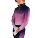 Hy Equestrian Elevate Riding Tights - Navy/Rose additional 4