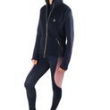 Hy Equestrian Elevate Riding Tights - Navy/Rose additional 2