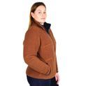 Hy Equestrian Elevate Style Teddy Fleece Jacket - Brown additional 6