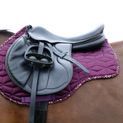 Hy Equestrian Enchanted Collection Saddle Pad - Plum/Rose Gold additional 5