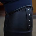 Hy Equestrian Faux Leather Diamante Gaiter - Black additional 3