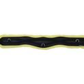 Hy Equestrian Fleece Lined GP/Jumping Contoured Girth - Black/Natural additional 1