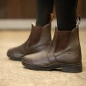Hy Equestrian Fleece Lined Wax Leather Jodhpur Boot - Brown additional 5