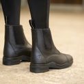 Hy Equestrian Fleece Lined Wax Leather Zip Jodhpur Boot - Black additional 7