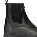 Hy Equestrian Fleece Lined Wax Leather Zip Jodhpur Boot - Black additional 6