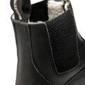 Hy Equestrian Fleece Lined Wax Leather Zip Jodhpur Boot - Black additional 8
