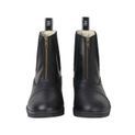 Hy Equestrian Fleece Lined Wax Leather Zip Jodhpur Boot - Brown additional 7