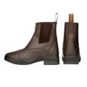 Hy Equestrian Fleece Lined Wax Leather Zip Jodhpur Boot - Brown additional 1