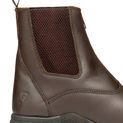 Hy Equestrian Fleece Lined Wax Leather Zip Jodhpur Boot - Brown additional 10