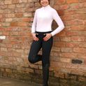 Hy Equestrian Glacial Softshell Riding Tights - Black additional 3
