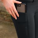 Hy Equestrian Glacial Softshell Riding Tights - Black additional 9