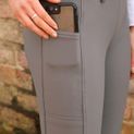 Hy Equestrian Glacial Softshell Riding Tights - Grey additional 6
