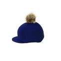 Hy Equestrian Hat Cover with Faux Fur Pom Pom additional 2