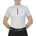 Hy Equestrian Ladies Roka Show Shirt - White/Silver Crystal additional 1