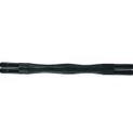 Hy Equestrian Leather Padded Atherstone Girth - Elasticated Both Ends - Black additional 1