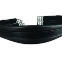 Hy Equestrian Leather Padded Atherstone Girth - Elasticated Both Ends - Black additional 3