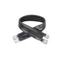 Hy Equestrian Leather Padded Atherstone Girth - Elasticated One End - Black additional 1