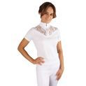 Hy Equestrian Lesley Show Shirt - White additional 6