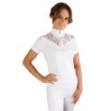 Hy Equestrian Lesley Show Shirt - White additional 1