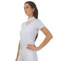Hy Equestrian Lucie Lace Show Shirt - White additional 1