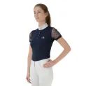 Hy Equestrian Lydia Lace Show Shirt - Navy additional 1