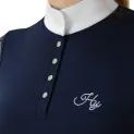 Hy Equestrian Lydia Lace Show Shirt - Navy additional 3