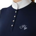 Hy Equestrian Lydia Lace Show Shirt - White additional 4