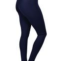 Hy Equestrian Melton Flex Riding Tights - Dark Navy additional 6