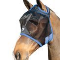 Hy Equestrian Mesh Half Mask without Ears - Black/Navy additional 1