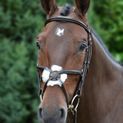 Hy Equestrian Mexican Grackle Bridle with Rubber Grip Reins - Brown additional 5