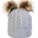 Hy Equestrian Morzine Children's Bobble Hat - Grey additional 1