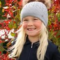 Hy Equestrian Morzine Children's Bobble Hat - Grey additional 4