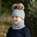 Hy Equestrian Morzine Children's Snood - Grey additional 2