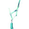 Hy Equestrian Ombre Head Collar &amp; Lead Rope - Teal additional 3