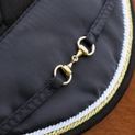 Hy Equestrian On The Bit Saddle Pad - Black/Gold additional 4