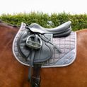 Hy Equestrian On The Bit Saddle Pad - Grey/Silver additional 1